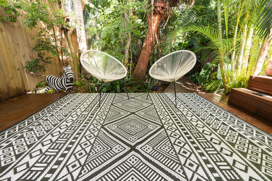 Outdoor Rug  - Lesotho Geometric Tribal