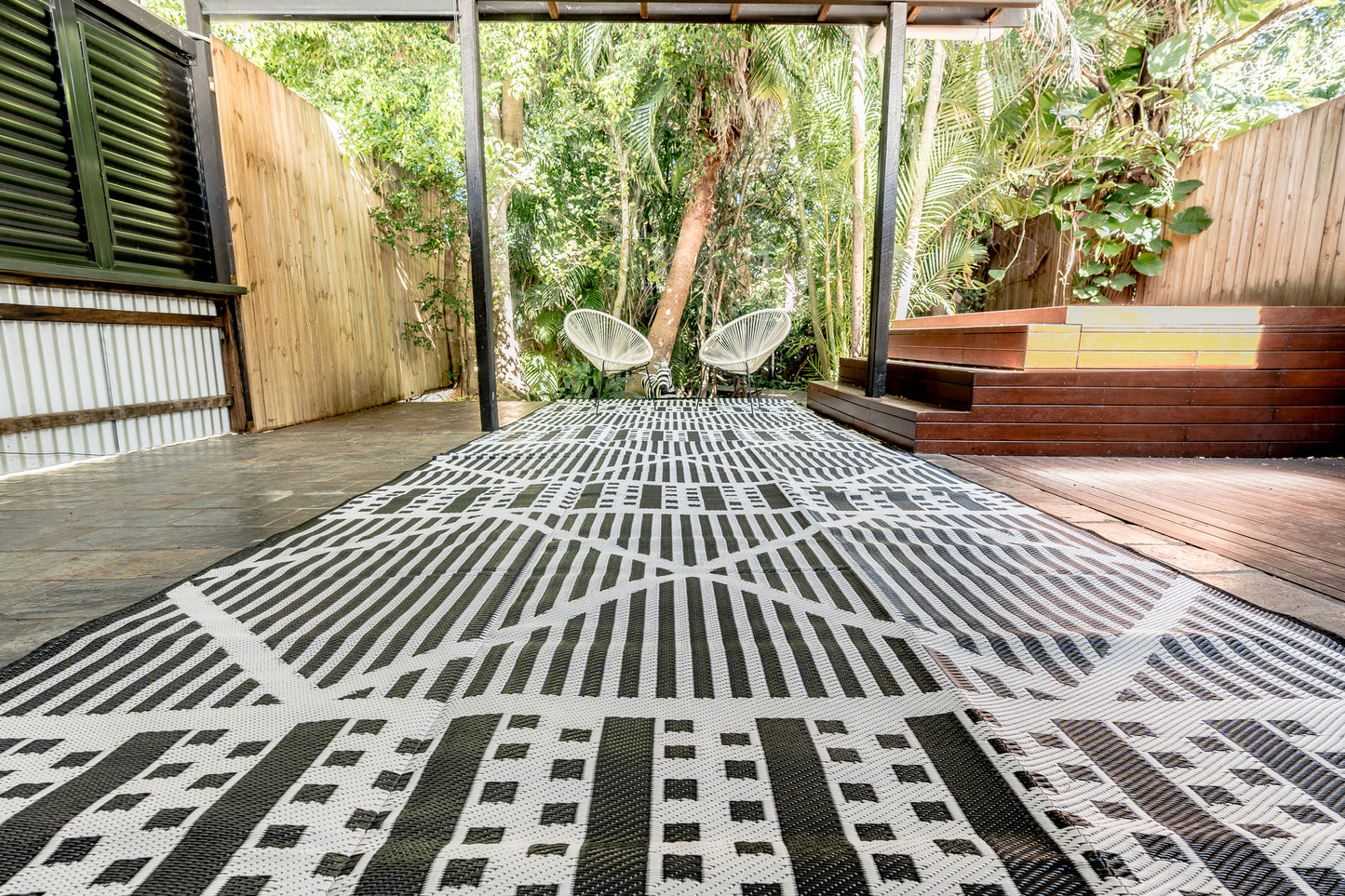 Outdoor Rug - Zulu Geometric Tribal