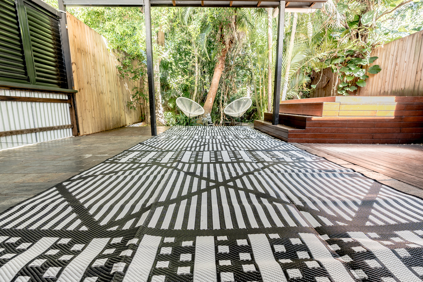Outdoor Rug - Zulu Geometric Tribal