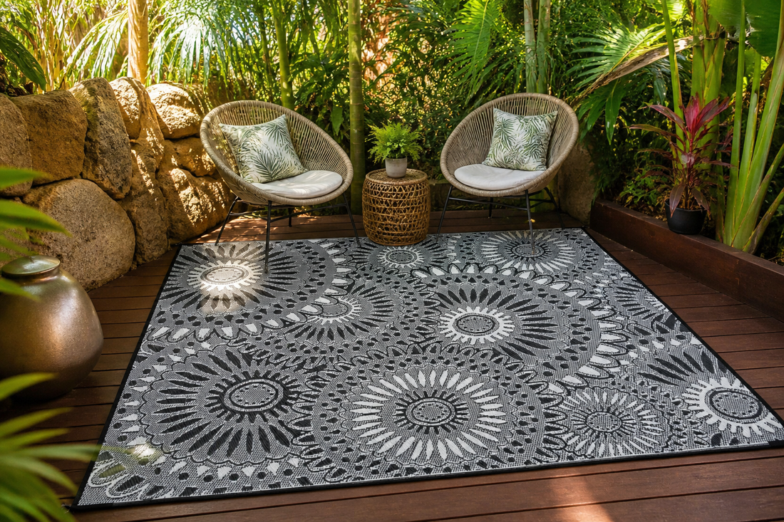 Eco-Friendly Outdoor Living plasitc outdoor rug
