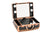 Makeup Case with Bluetooth- Rose Gold & Black With Glamorous Glitter