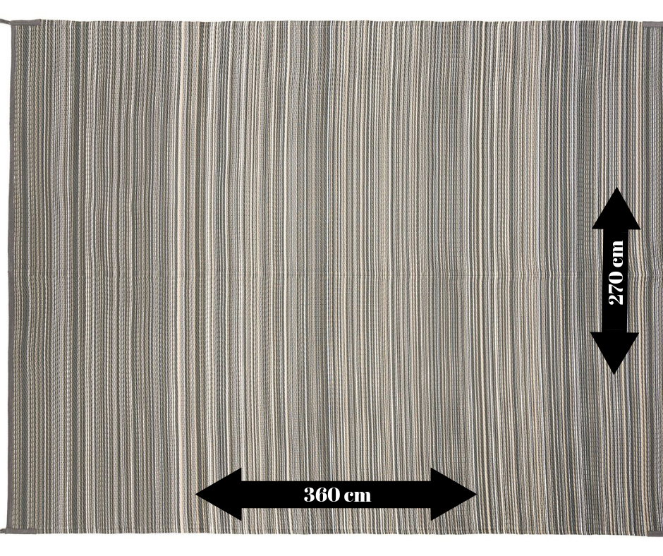 Outdoor Rug - Extra Large Multi Coloured Grey