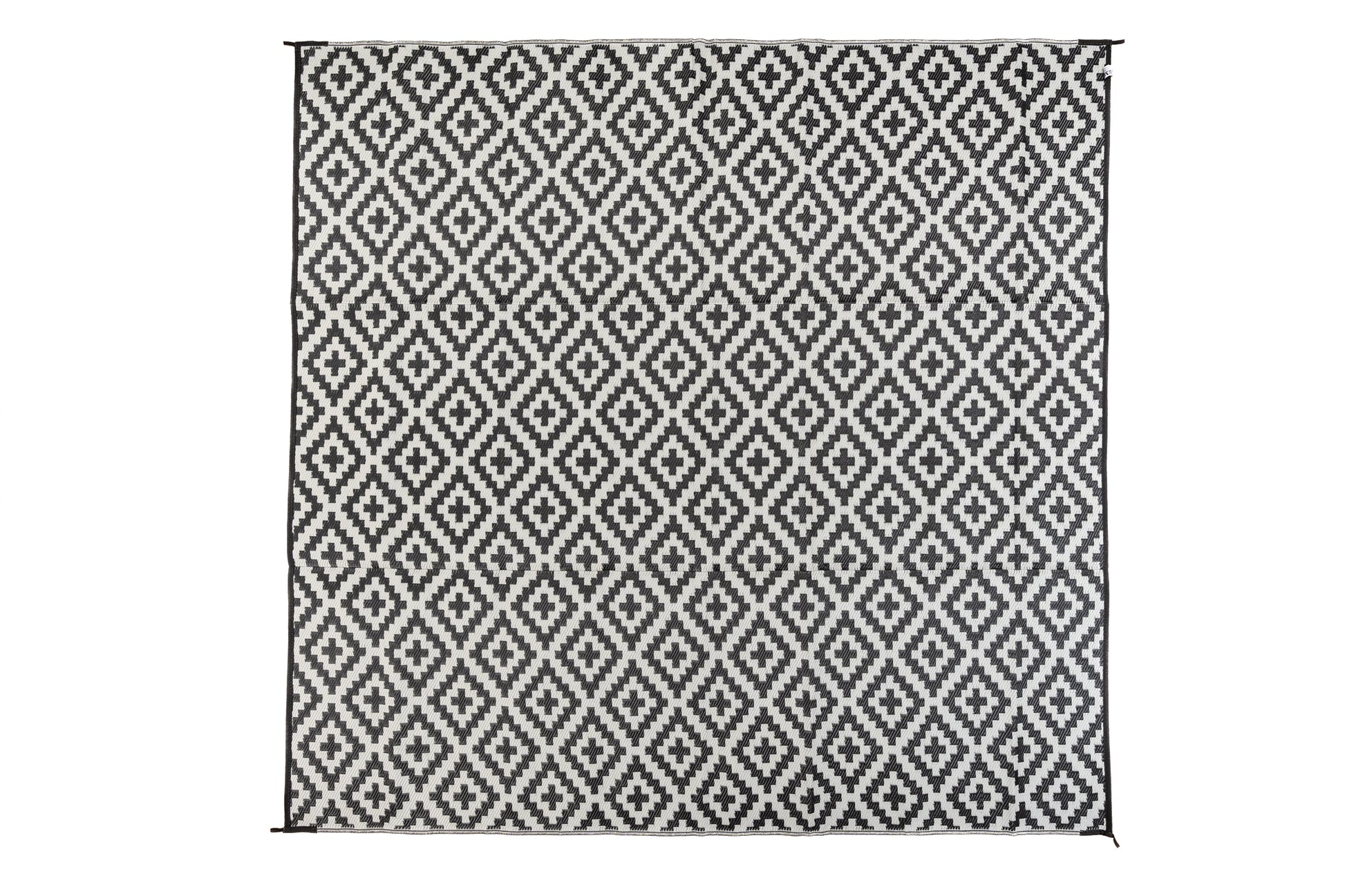 Diamond outdoor rug woven texture polypropylene material