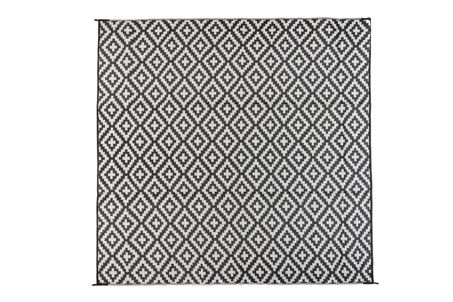 Diamond outdoor rug woven texture polypropylene material