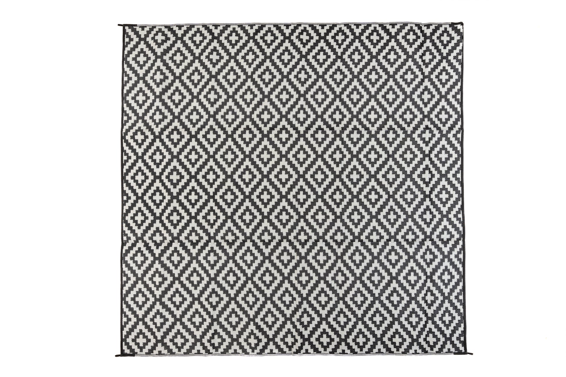 Diamond outdoor rug woven texture polypropylene material