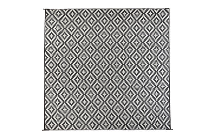 Diamond outdoor rug woven texture polypropylene material