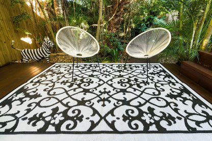 gatsby outdoor rug used for camping caravan patio outdoor setup