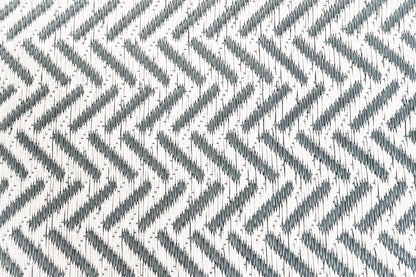 herringbone cool grey outdoor rug woven polypropylene texture close up