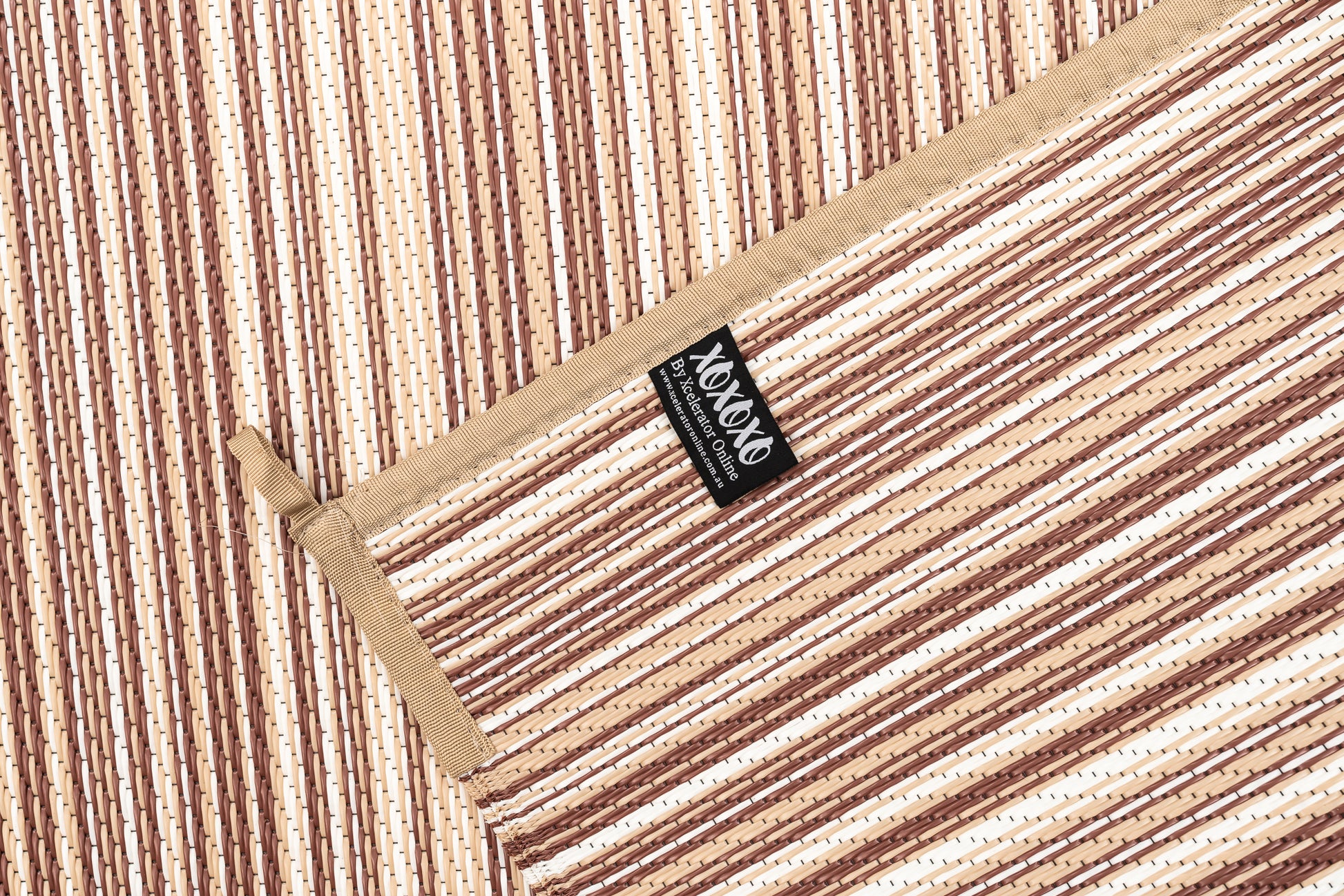 Mexicali sahara sand outdoor rug folded compact for travel camping mat