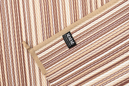 Mexicali sahara sand outdoor rug folded compact for travel camping mat