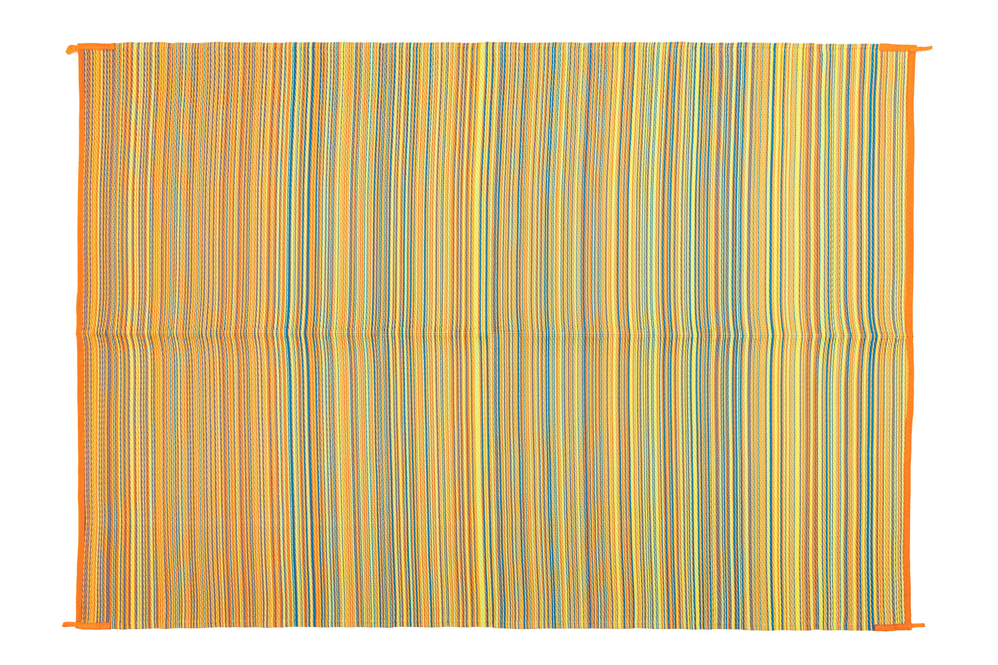 Mexicali yellow outdoor rug used for camping caravan patio outdoor rug