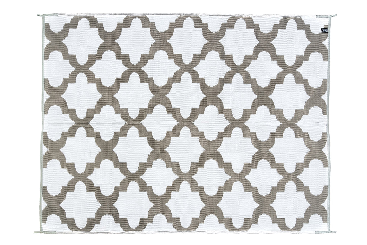 Morocco grey outdoor rug reversible camping mat