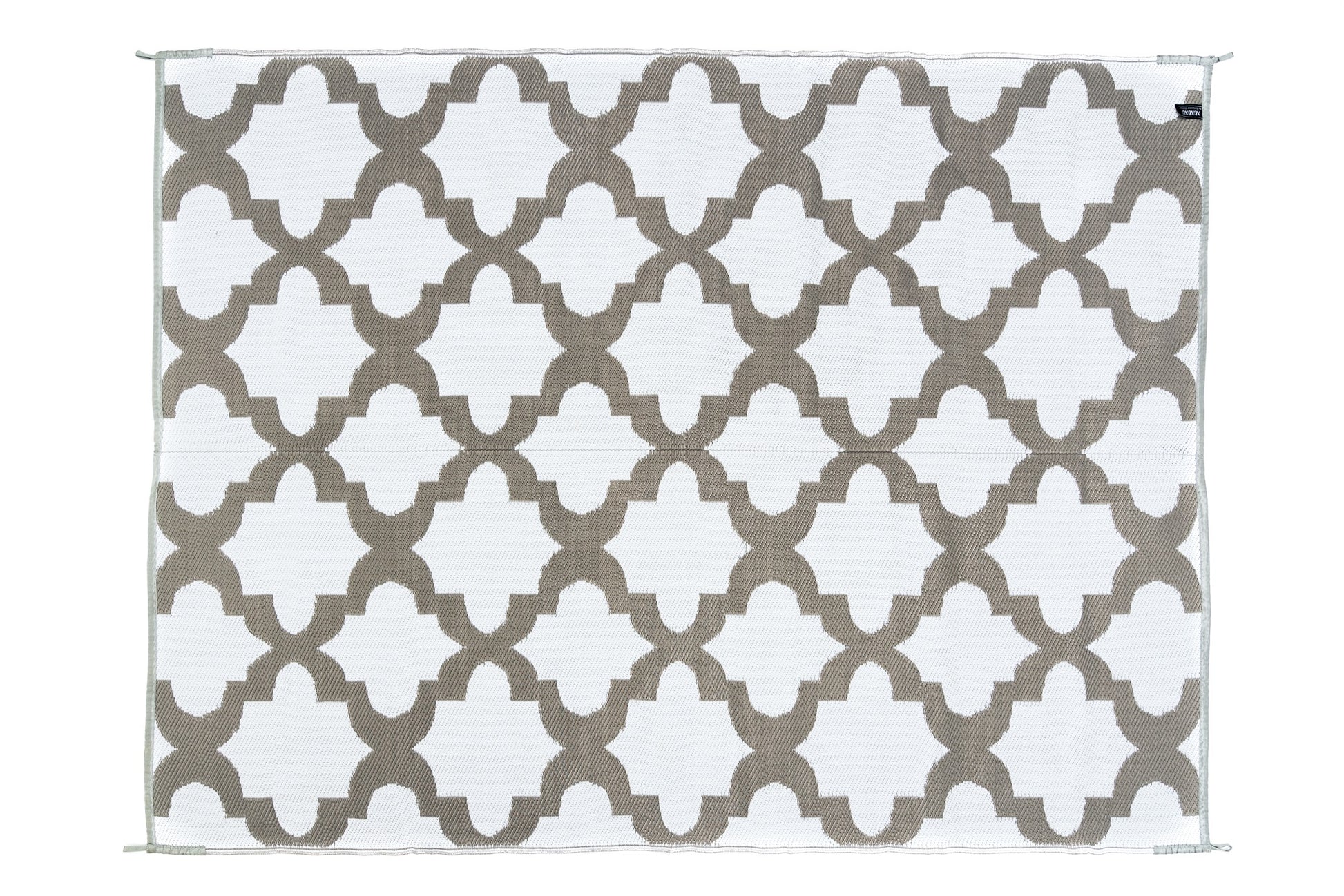 Morocco grey outdoor rug reversible camping mat
