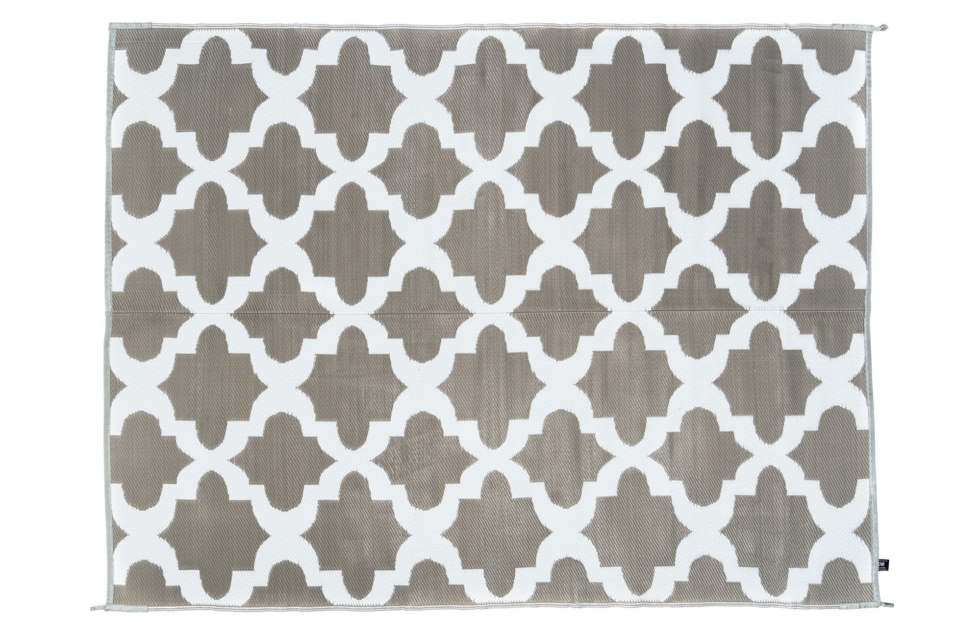 Morocco outdoor rug woven texture close up